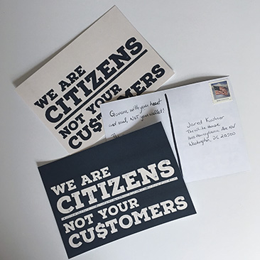 We are Citizens Not your Customers