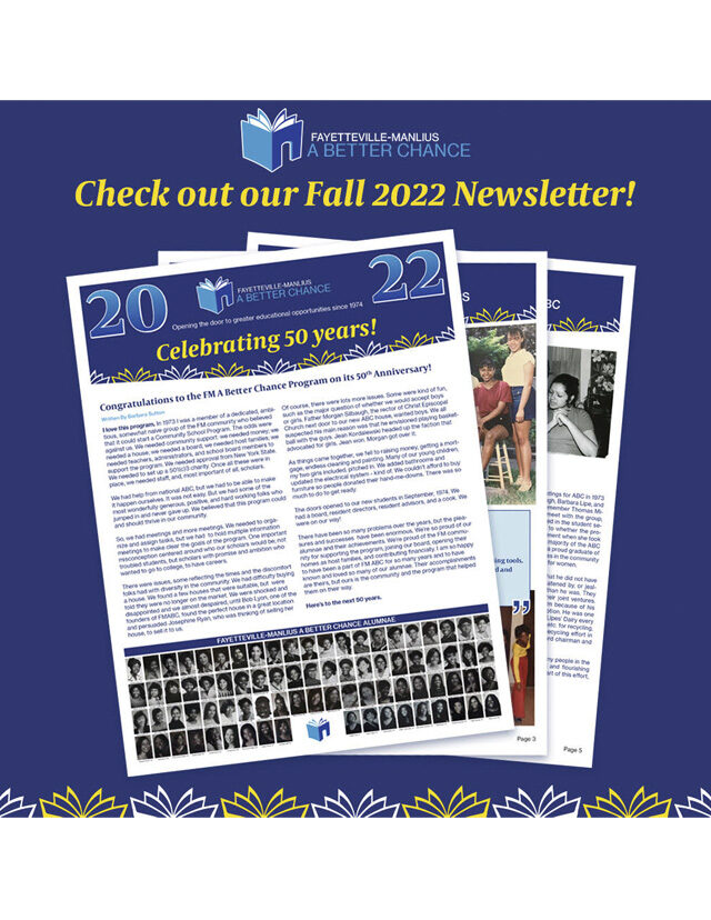 2022 Fayetteville-Manlius ABC Newsletter