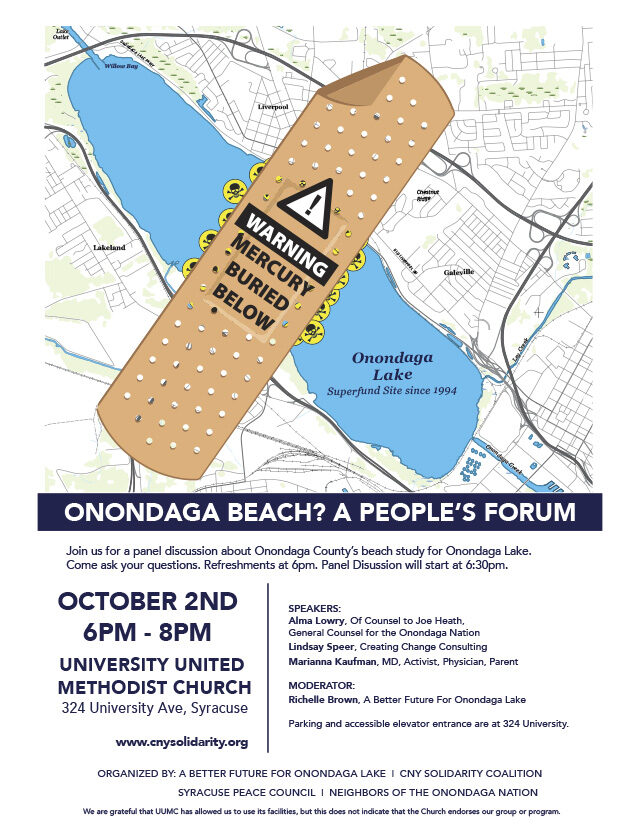 Onondaga Beach? A People's Forum 2019